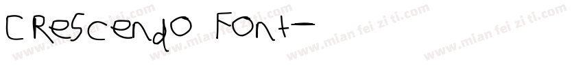 Crescendo Font字体转换